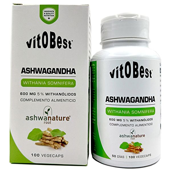 Ashwagandha 600 mg 100 gélules végétales. Pour le stress chronique Img 6