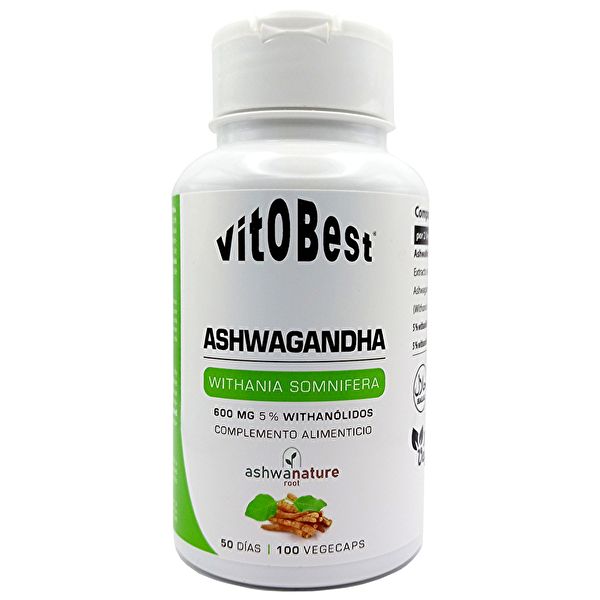 Ashwagandha 600 mg 100 cápsulas vegetais. Para estresse crônico Img 7