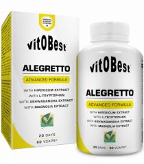 Buy VIT.O.BEST Alegretto 60 Vegetable Capsules By 22,20€