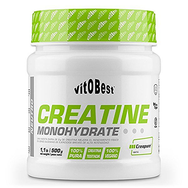 Creatina em Pó 500 gr Creapure 100% Neutro. Monohydrate