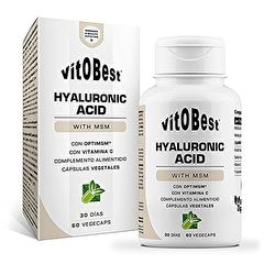 Comprar VIT.O.BEST Ácido Hialurônico 60 Cápsulas Vegetais Por 31,84€