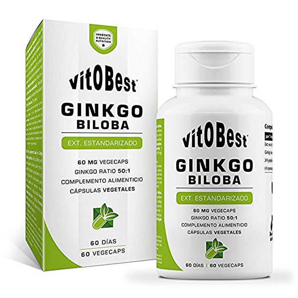 Ginkgo Biloba 60 mg 60 Caps - Vitobest