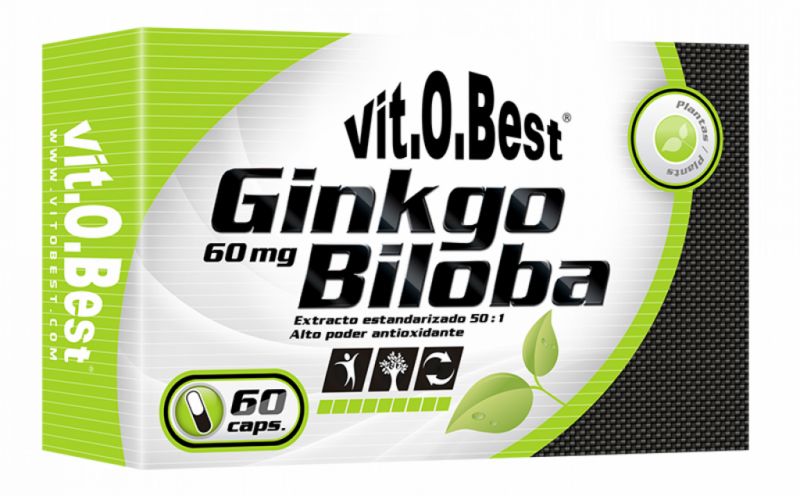 GINKGO BILOBA 600 mg  60 Caps - Vitobest