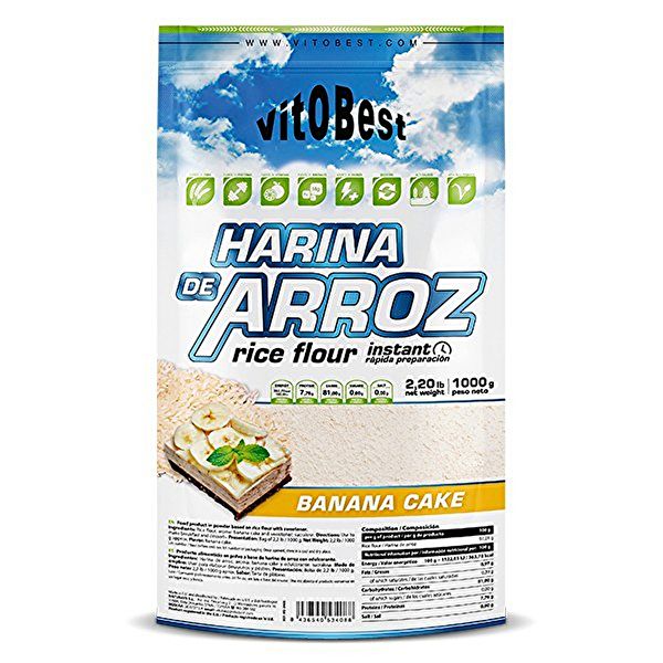 Farina Di Riso Per Torta Di Banana 1Kg - Vitobest