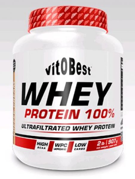 WHEY PROTEIN 100% 2 LB DE CHOCOLATE - Vitobest