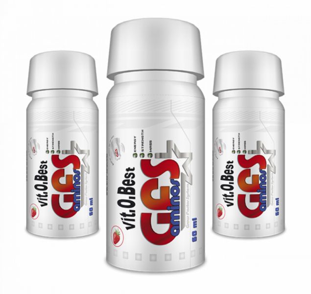 GFS AMINOS 20 injectieflacons 60 ml AARDBEI