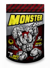 Buy VIT.O.BEST MONSTER GAINER 2200 7 Kg STRAWBERRY By 77,00€