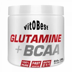 Buy VIT.O.BEST GLUTAMINE + BCAA COMPLEX 200 gr COLA FLAVOR By 18,20€