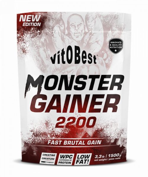 MONSTER GAINER 2200 1,5 Kg CHOCOLADE - VitOBest