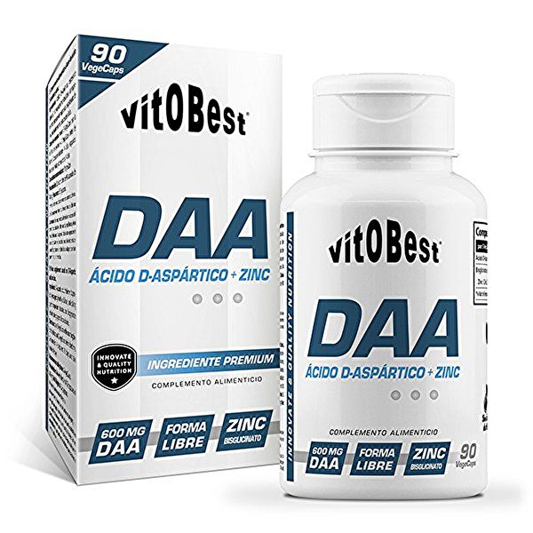 DAA (Acide D-Aspartique + Zinc) 90 Caps - Vitobest