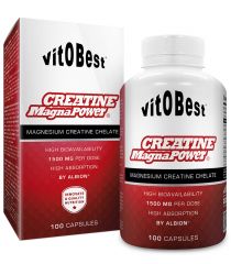 Buy VIT.O.BEST CREATINE MAGNA POWER 1500 mg 100 Caps By 26,00€