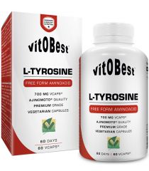 Acheter VIT.O.BEST L-TYROSINE 60 Capsules Par 16,20€