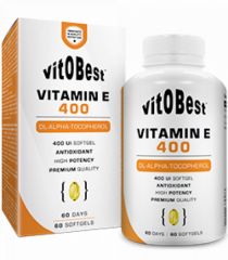 Buy VIT.O.BEST VITAMIN E-400 60 Pearls By 17,19€