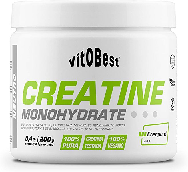 Creatine Poeder 200 gr Creapure 100% Neutraal