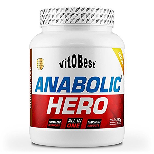 Anabolic Hero 1,3 kg chocoladesmaak - VitOBest