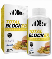 Kopen VitOBest TOTAAL BLOCKER KOOLHYDRATEN & VET 90 CAPSULES Door 22,20€