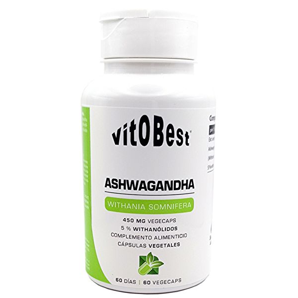 Ashwagandha 60 Gélules Végétales - Vitobest Img 5