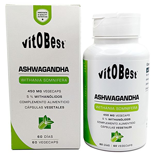 Ashwagandha 60 Cápsulas Vegetais - Vitobest