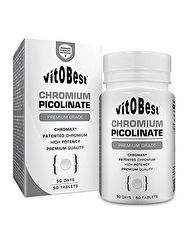 Acheter VIT.O.BEST PICOLINATE DE CHROME 50 Vcaps Par 10,10€