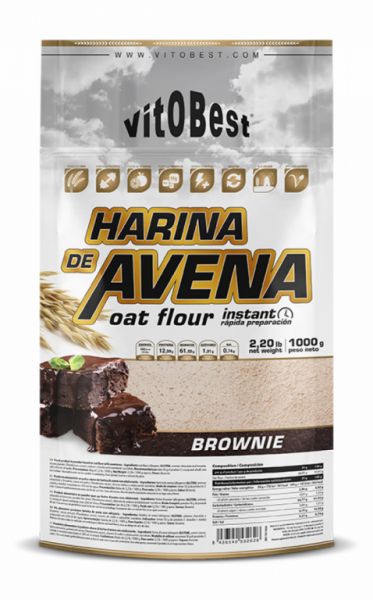 FARINA DE CIVADA 1 Kg BROWNIE - Vitobest