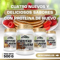 Comprar VIT.O.BEST TORTITAS DE AVENA FRUTOS ROJOS CHOCO BLANCO 500 gr Por 14,74€