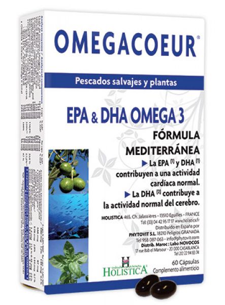 Omegacoeur 60 cápsulas - HOLISTICA