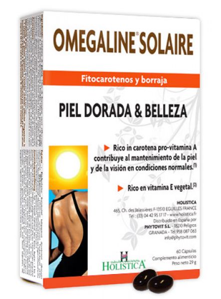 Omégaline Solaire 60 gélules - HOLISTICA