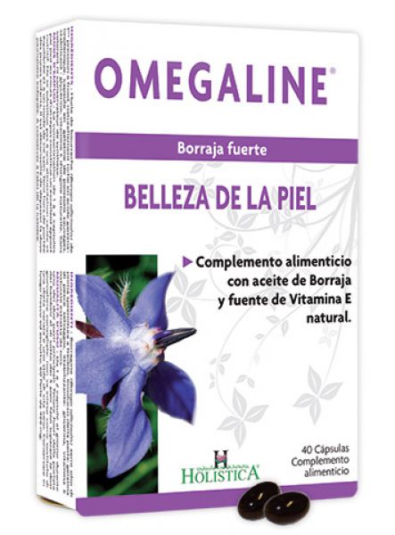 Omegaline Borraja Fuerte 40 cápsulas - HOLISTICA