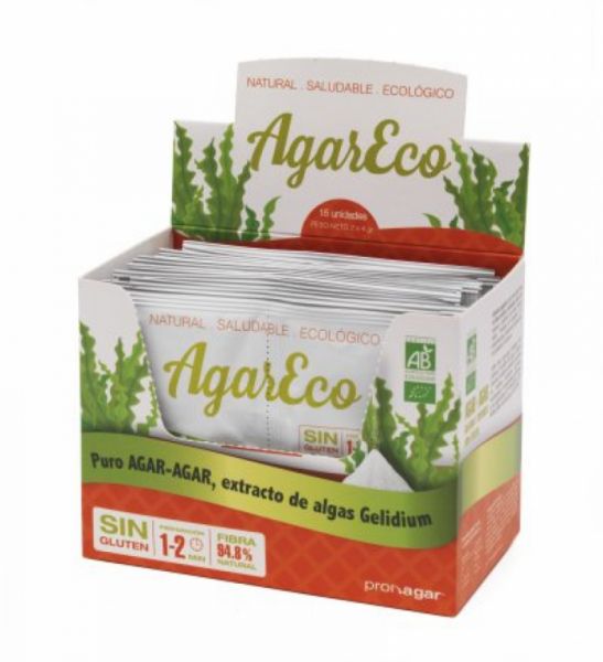 Agar Agar Bio en Poudre Sans Gluten 4 gr X 30 Enveloppes