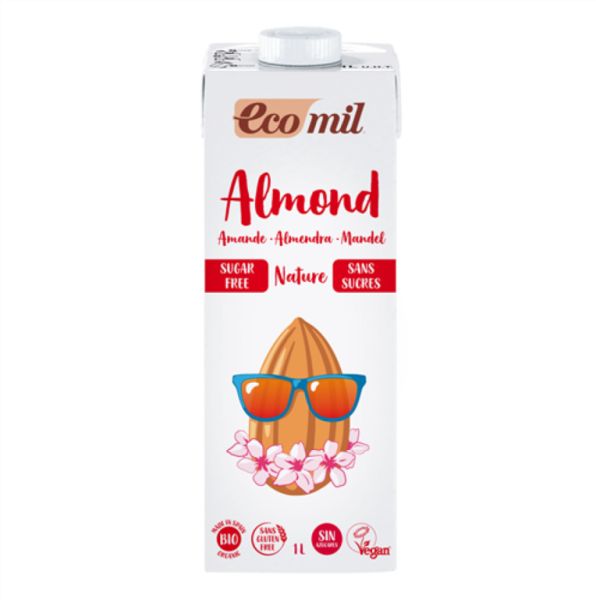 ECOMIL ALMOND NATURE 1 Liter - NUTRIOPS