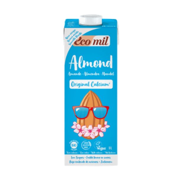 ECOMIL ALMENDRAS CALCIUM 1 Liter - NUTRIOPS