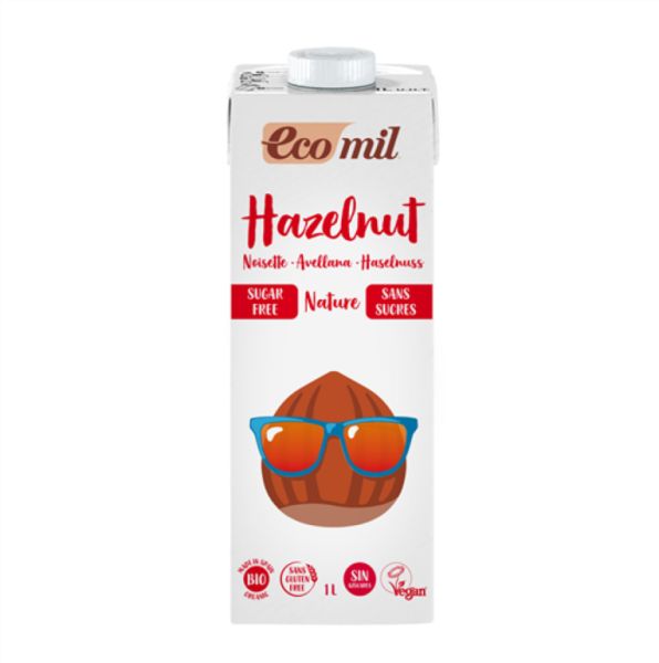 ECOMIL HAZELNUT NATURE 1 Litro SEM AÇÚCAR