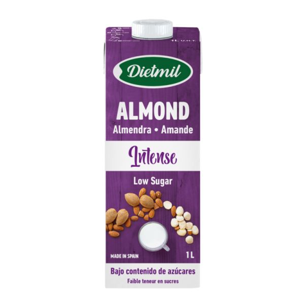 DIETMIL ALMENDRA INTENSE LOW SUGAR 1 L - NUTRIOPS