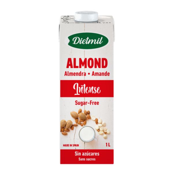 DIETMIL ALMENDRA INTENSE SUGAR-FREE 1 L - NUTRIOPS