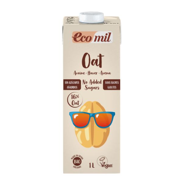 ECOMIL OAT NATURE BIO 1 L WITHOUT ADDED SUGARS