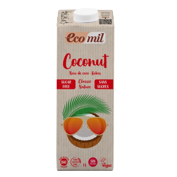 ECOMIL NOIX DE COCO CLASSIQUE NATURE BIO 1 L