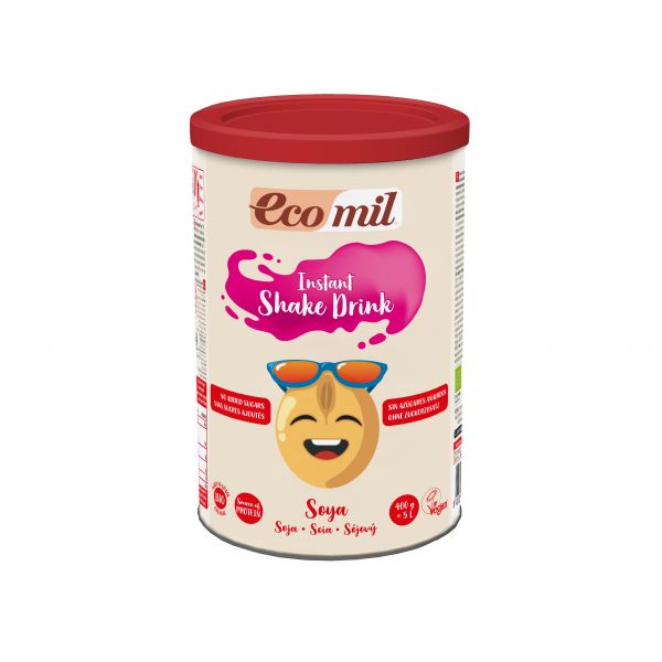 ECOMIL INSTANT SOJA SANS SUCRES BIO 400 GR