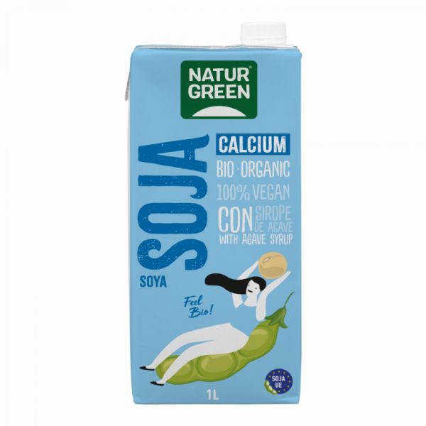 BEBIDA DE SOJA BIO CÁLCIO 1 litro - NATURGREEN