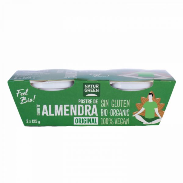 BIO ALMOND DESSERT 2 x 125 gr - NATURGREEN