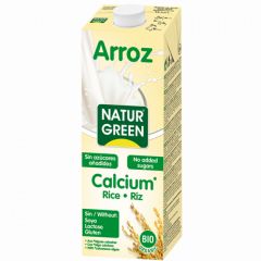 Comprar NATURGREEN BEBIDA ARROZ CALCIUM BIO 1 LITRO Por 2,69€