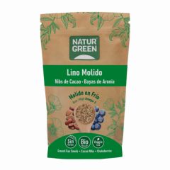 Comprar NATURGREEN LINHO DE TERRA, NIBS DE CACAU E ARONIA BIO 225 GR Por 4,76€