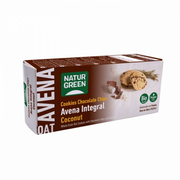 BISCOTTO DI AVENA INTEGRALE CON COCCO BIO 140 GR