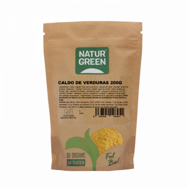 BIO GEMÜSEBRÜHE 200 GR - NATURGREEN