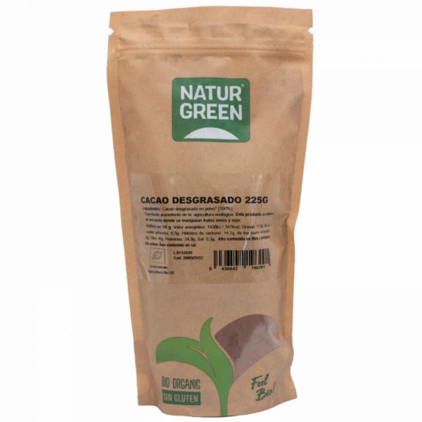 BIO DEFAT CACAO 225 GR - NATURGREEN