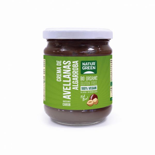 BIO CAROB HAZELNUT CREAM 200 GR - NATURGREEN