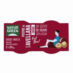 Kopen NATURGREEN CHOCOLADEHAZELNOOTDESSERT 2 x 125 GR Door 2,95€