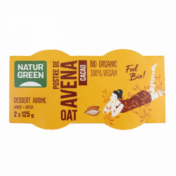 DESSERT OAT CHOCOLATE 2 x 125 GR - NATURGREEN