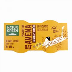 Buy NATURGREEN DESSERT OATS CINNAMON LEMON 2 X 125 GR By 2,45€