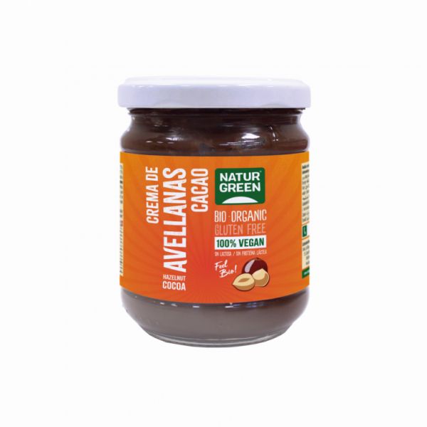 CREMA AVELLANAS CACAO SIN LECHE 200 GR