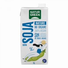 Comprar NATURGREEN BEBIDA DE SOJA BIO NATURE 1 LITRO Por 2,15€